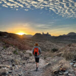 starting the hike to mule ears