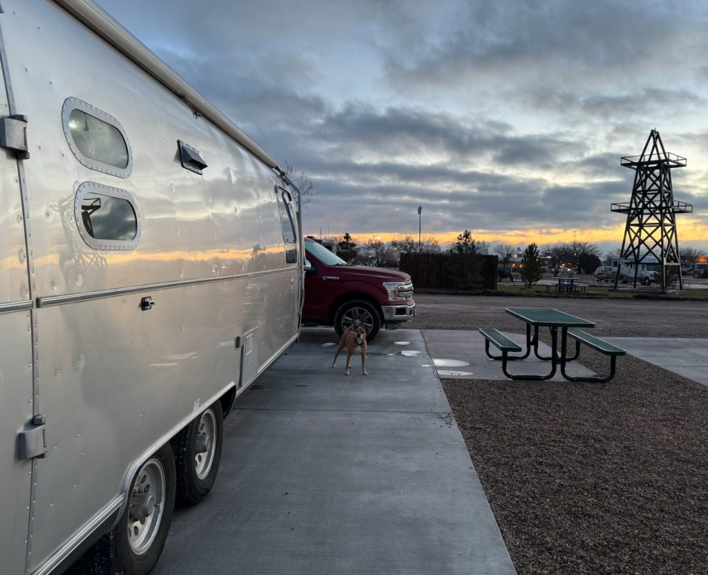 One night in Amarillo, TX–Tucson for Christmas trip